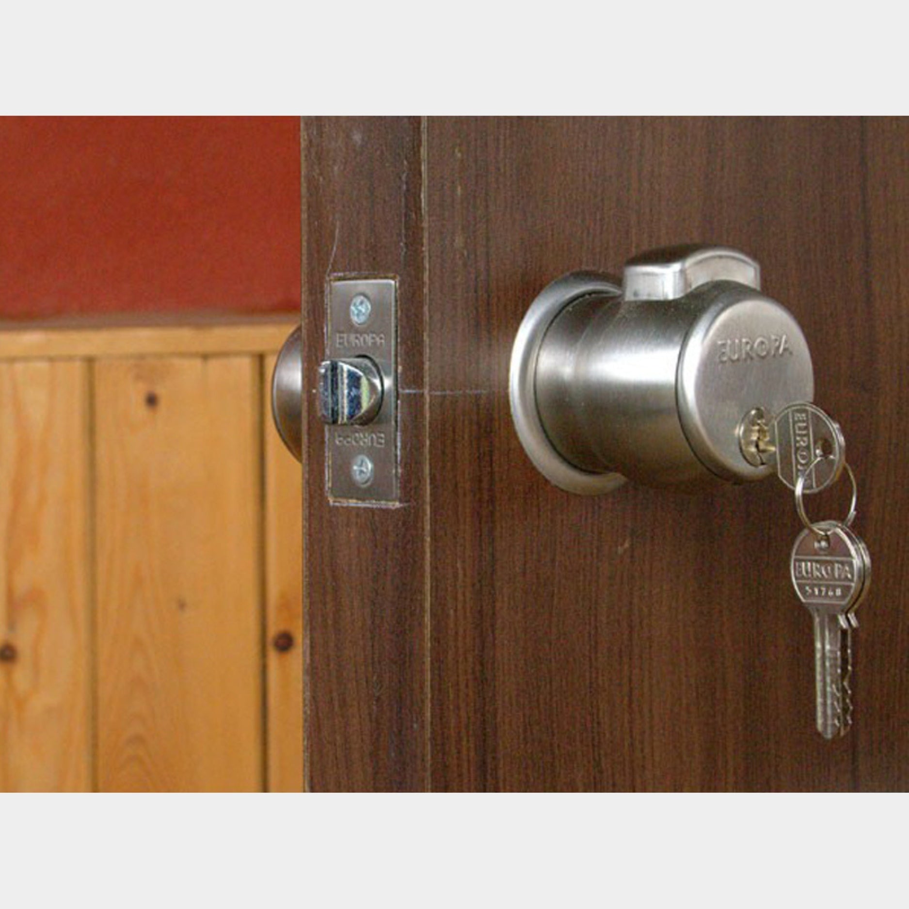 Europa Cylindrical Door Lock C120 Keyed