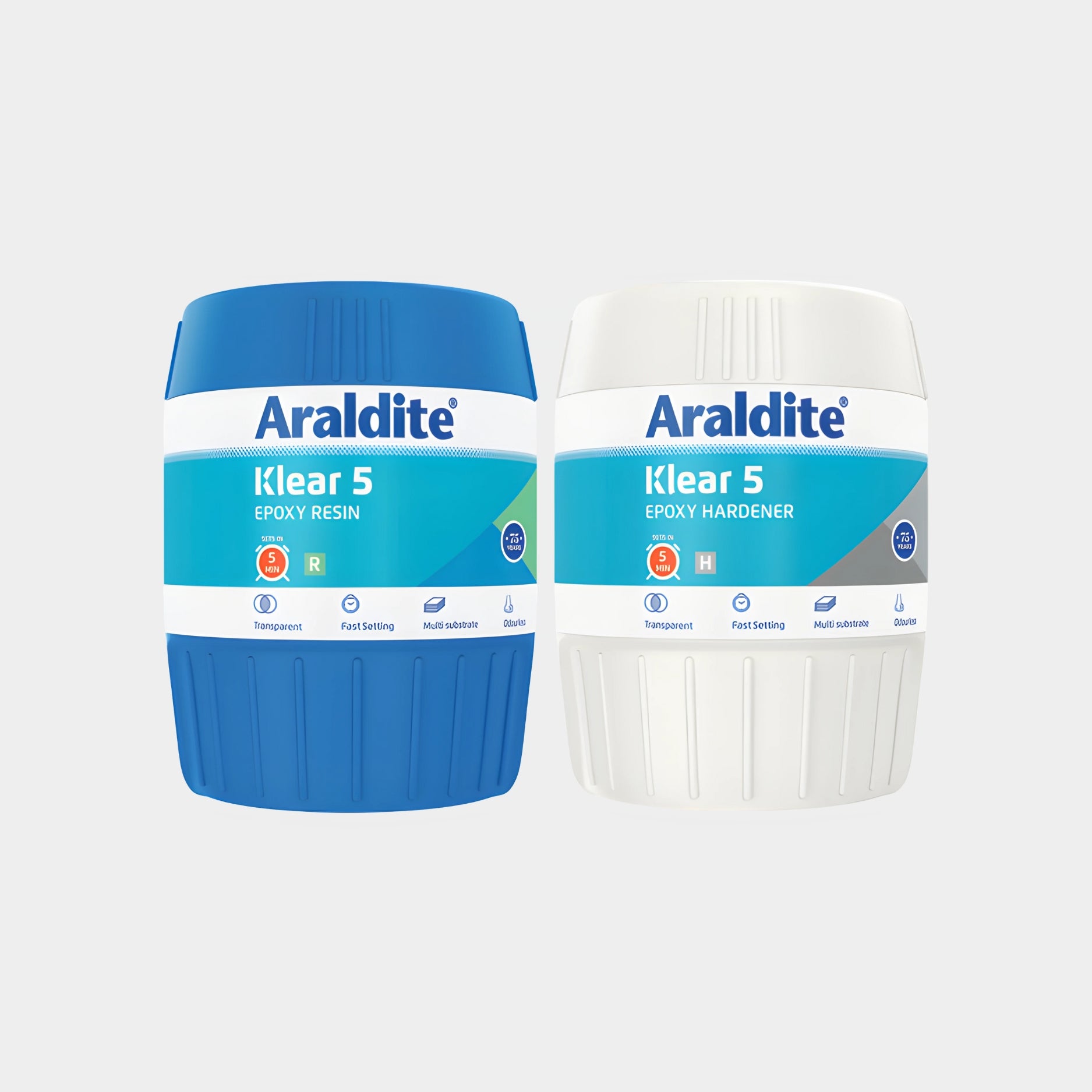 Araldite Klear 5 Minutes Setting.