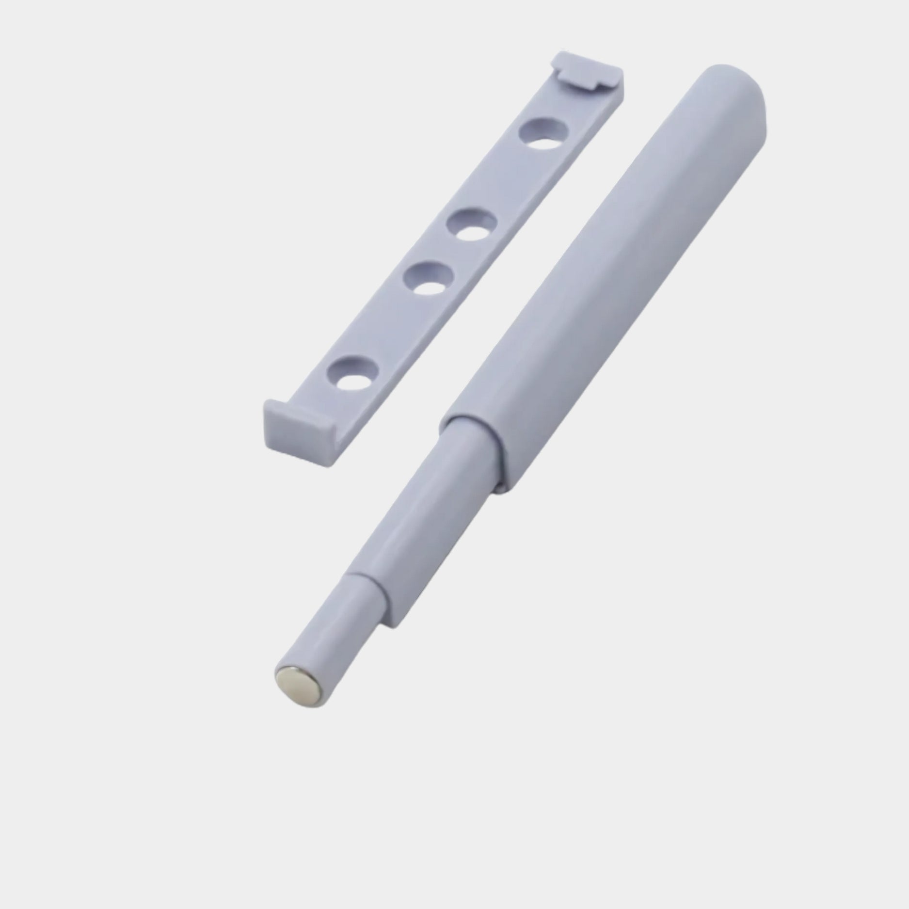 Ebco Push Open Fitting Magnetic (Stroke 40mm) Grey