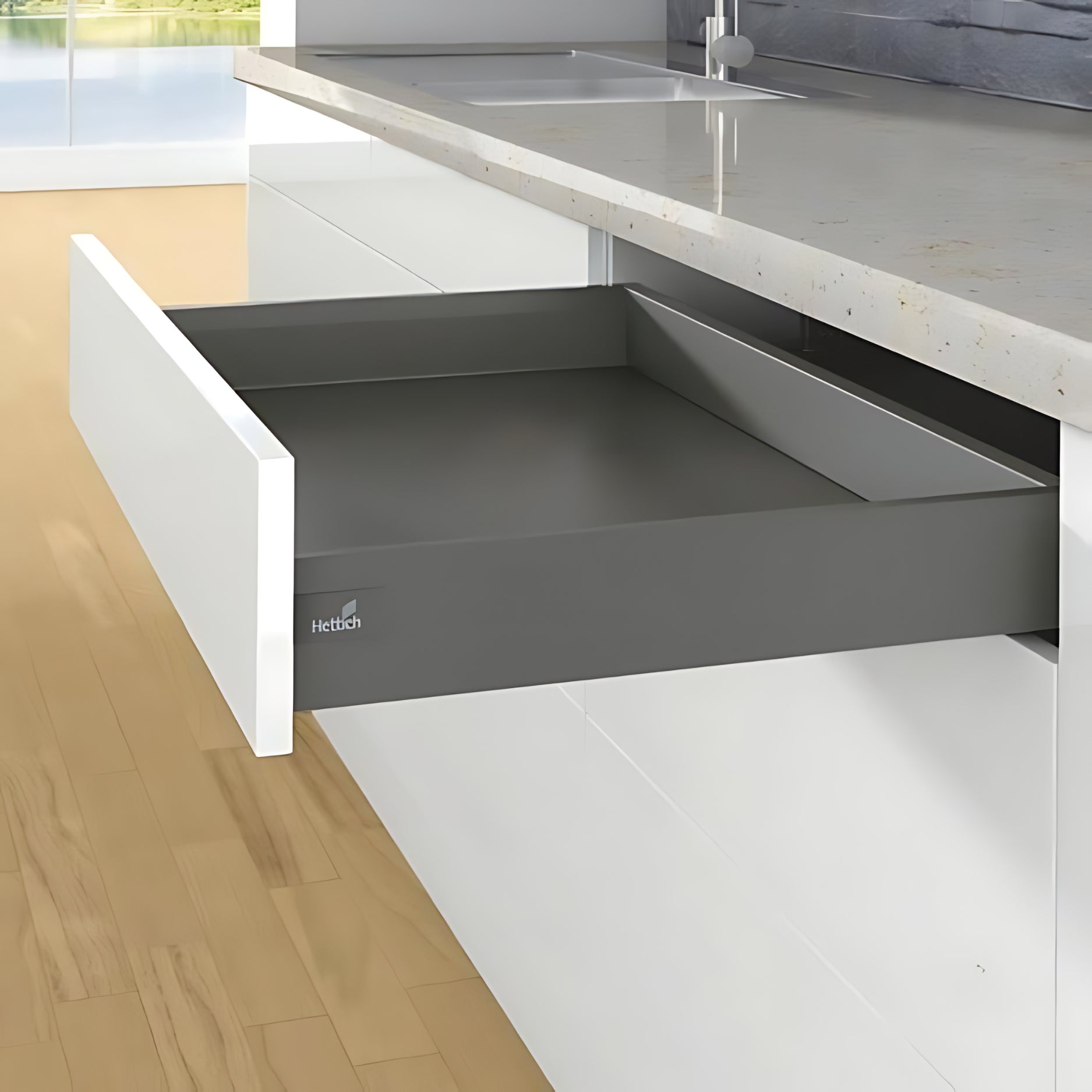 Hettich ArciTech Tandem Drawer System Anthracite