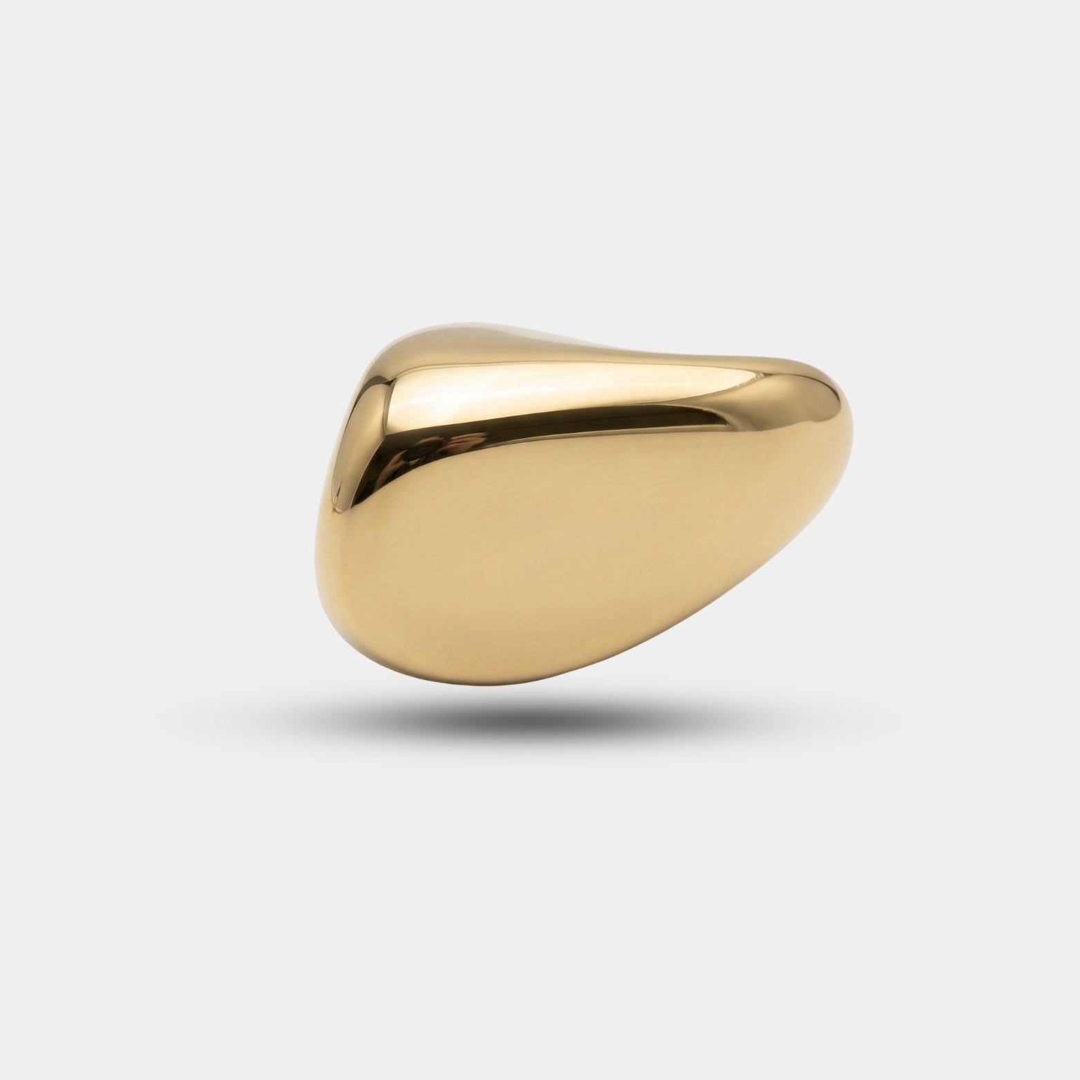 Stone Brass Cabinet Knob KN-032 (45mm) - Luxury Finish