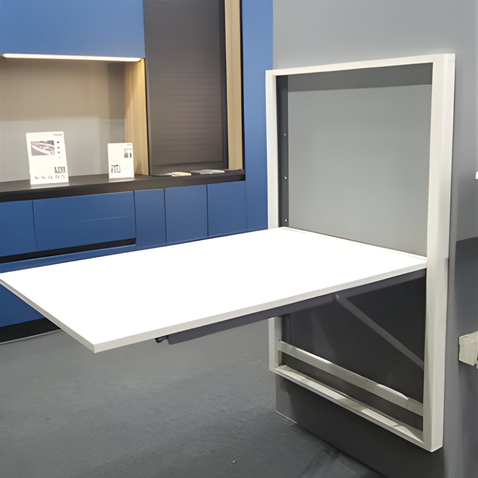 Ebco Folding Utility Table Bracket Set - Heavy Duty (Tabletop Not Included)