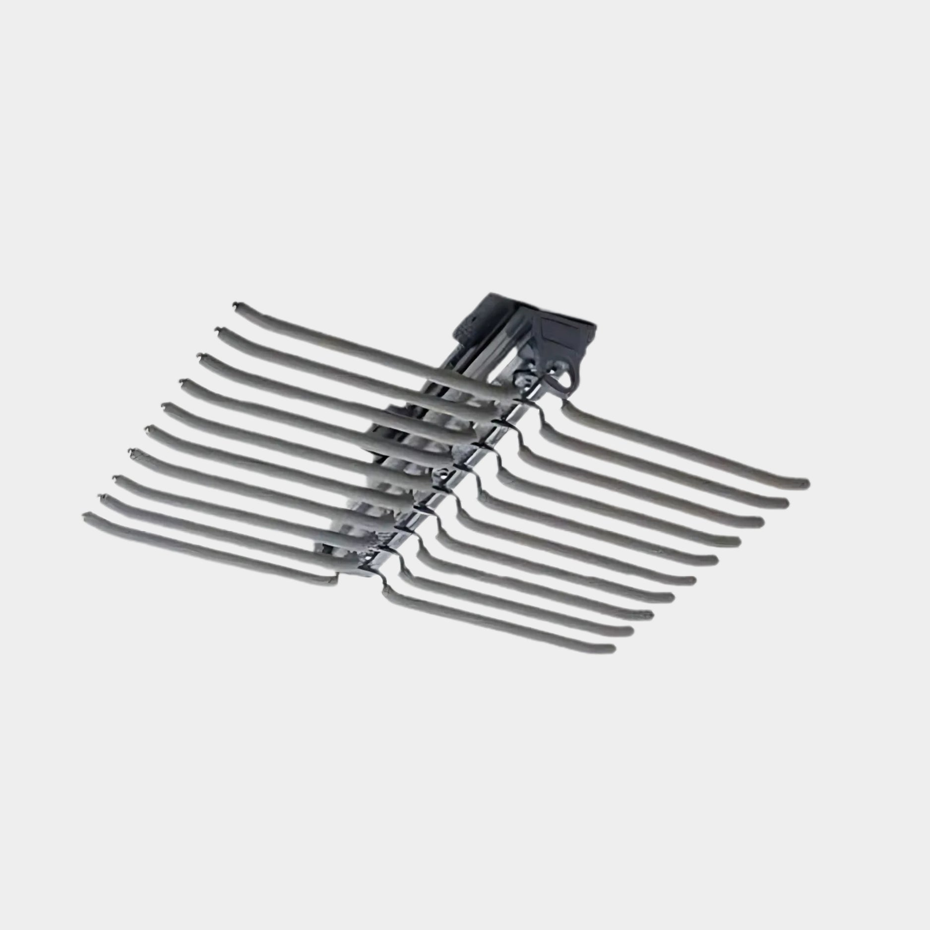 Hettich Top Mounted Pants Rack with Two Row (W)630 x (D)455 x (H)115mm