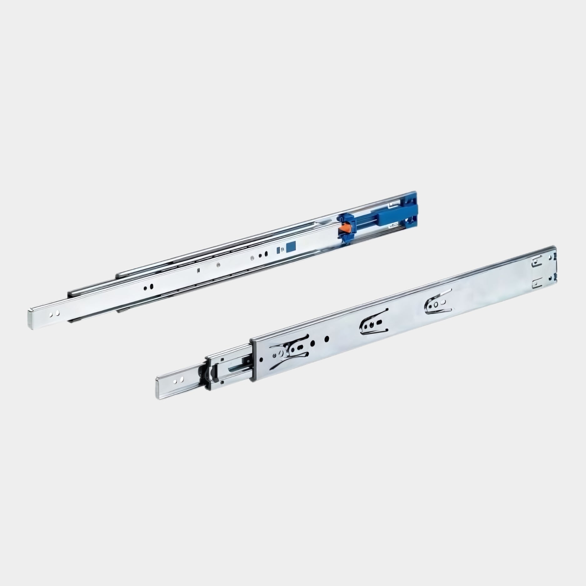 Hettich Soft Close Drawer Channel Zinc Finish KA4532