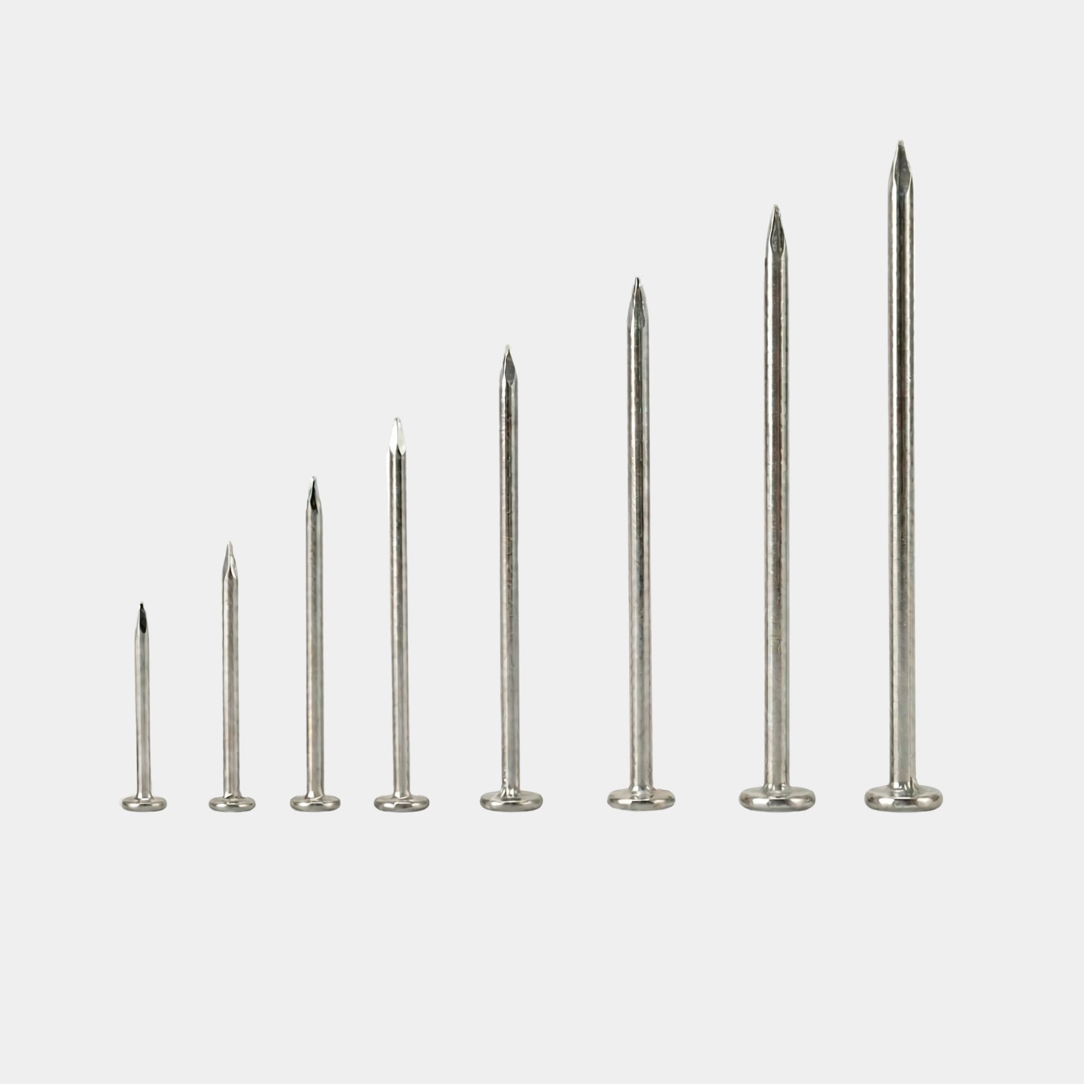 Chakra MS Wire Nails with sharp diamond point and double polished finish for furniture and wood construction