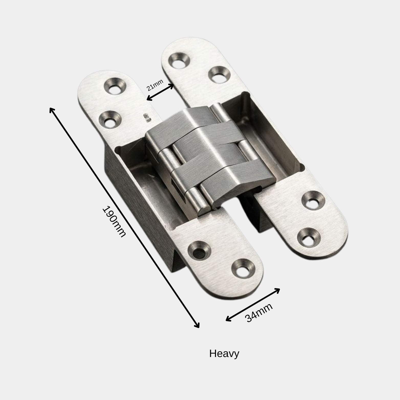 Door Weight Capacity Chart for Brass Concealed Hinges