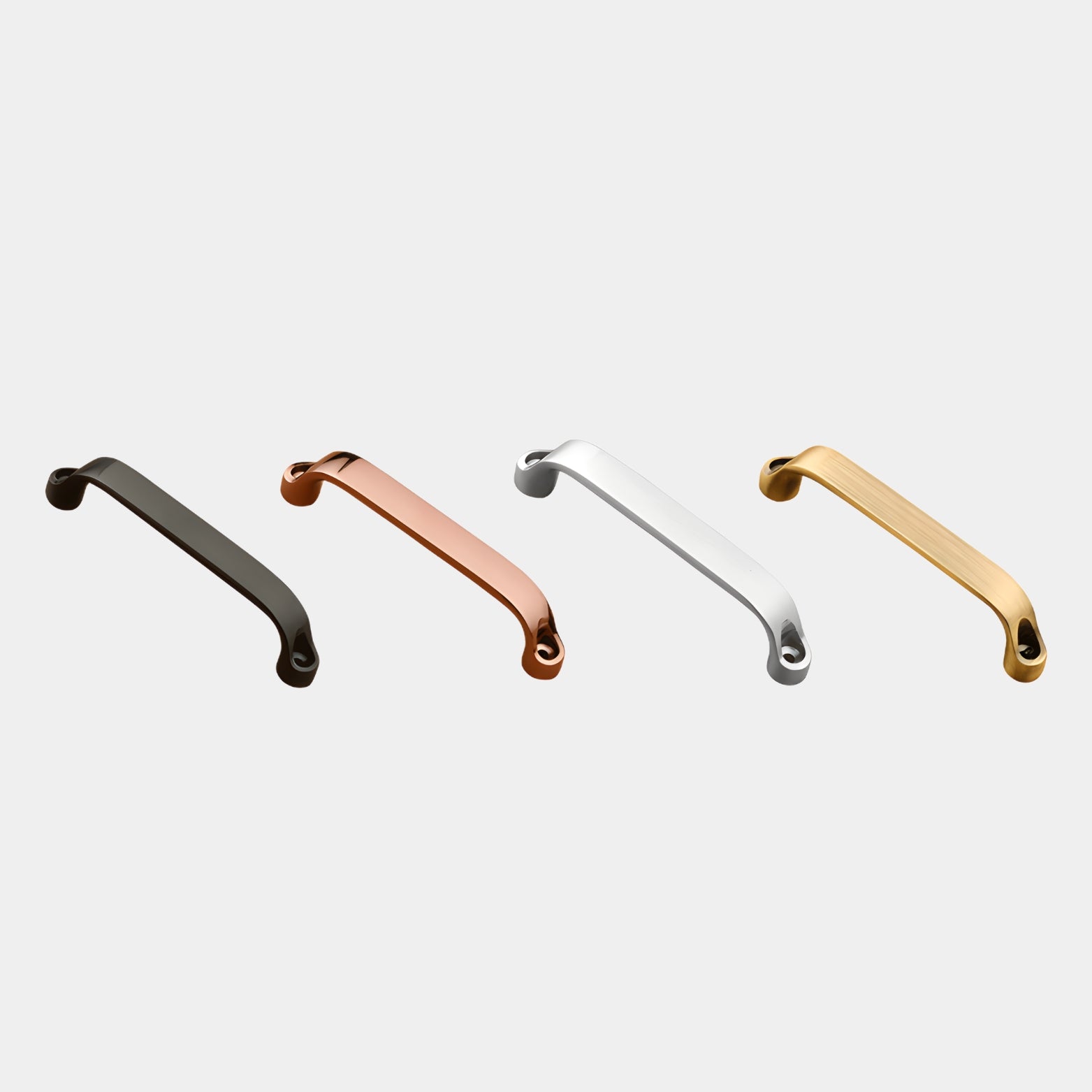 Designer PVD Rose Gold Window Handles for Luxury Homes