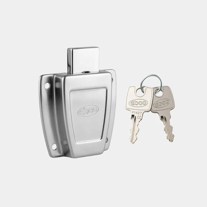 Ebco Securite Drawer  & Cupboard Lock 20mm - High-Security Click Action