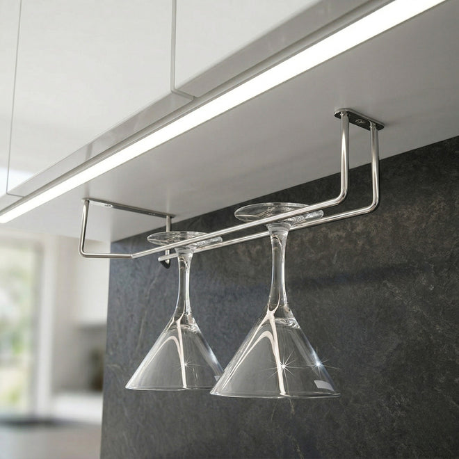 Ebco Wine Glass Holder SS 304 | Buy Single/Double Rack Bangalore ...