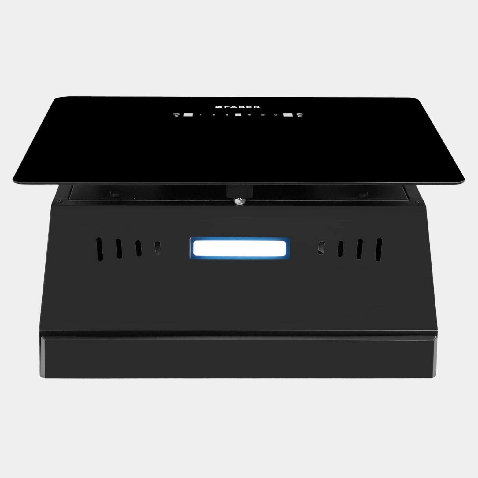 Faber Mojito 60cm chimney with advanced heat auto clean technology.