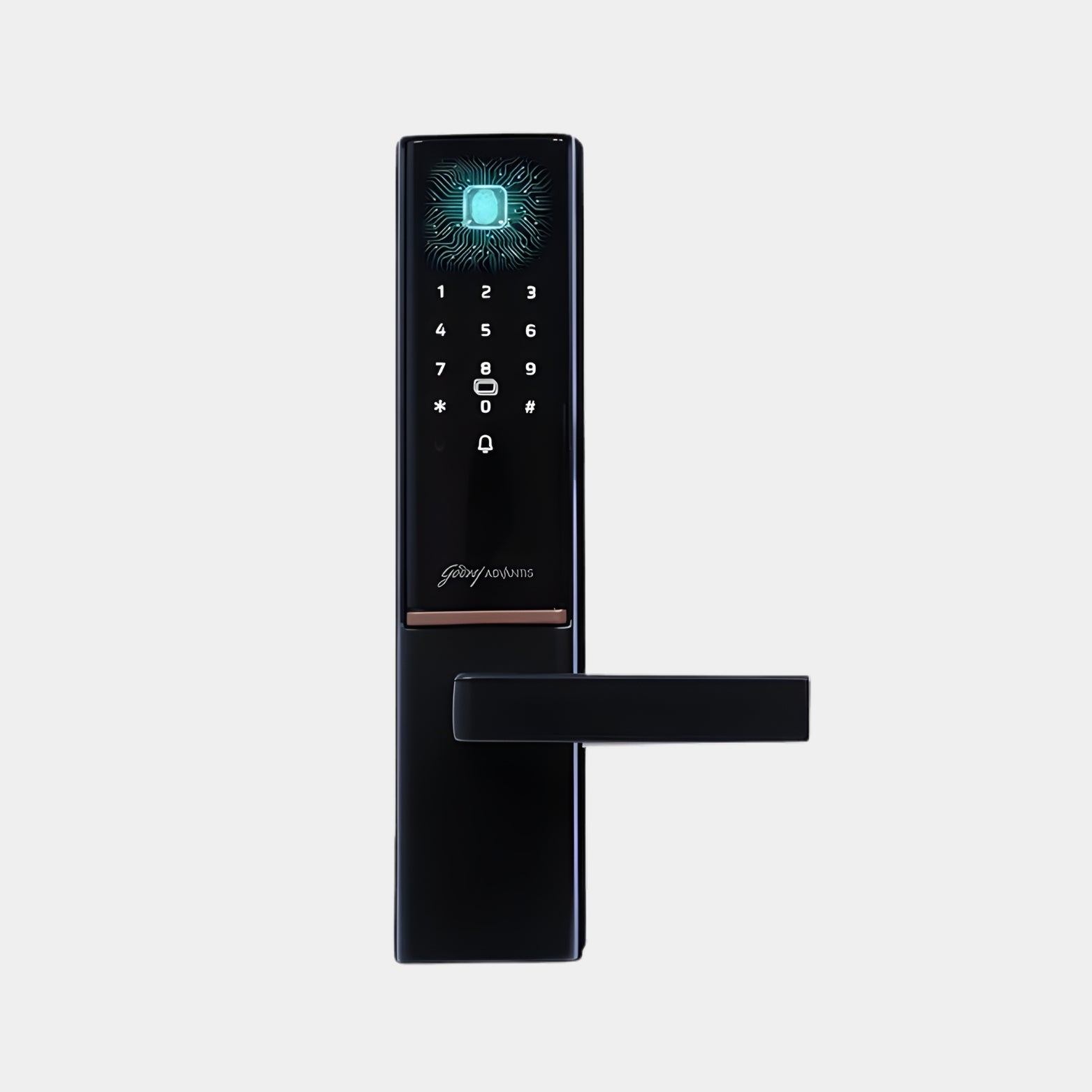 Godrej Advantis GSLD 1 Smart Lock Matte Black Color for Main Door