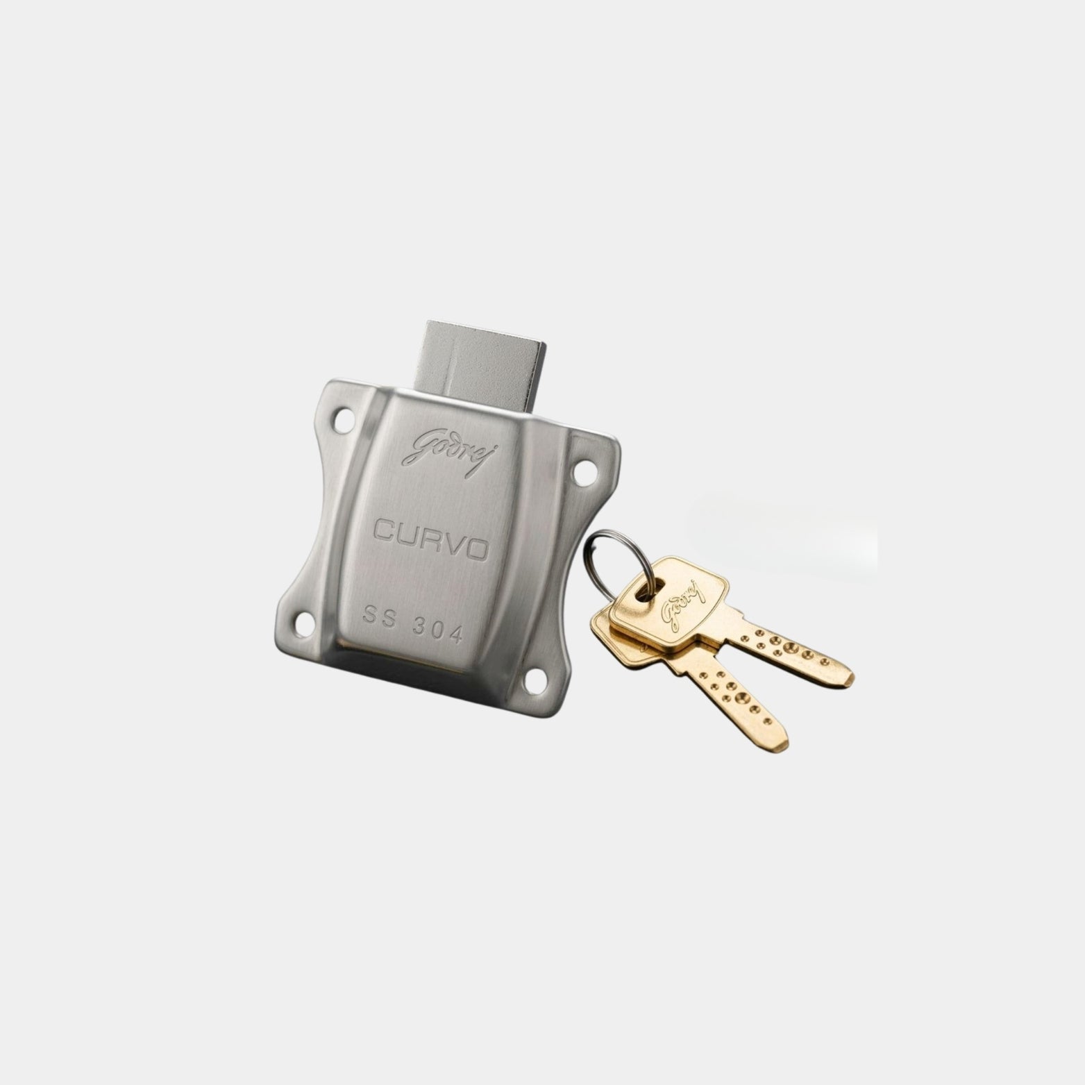 Detailed view of Godrej Curvo 10-pin duo technology for 1,00,000 key combinations