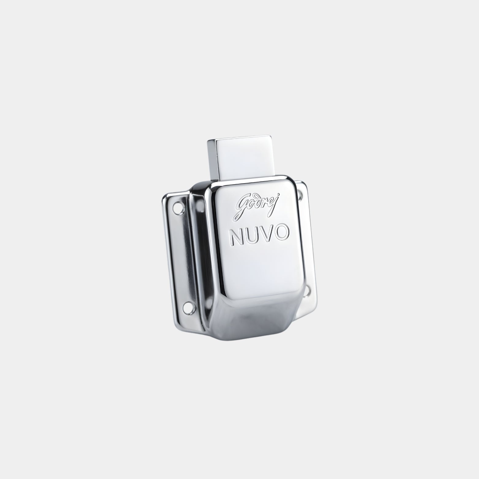 Rust-resistant brass keys and nickel-plated steel body of Godrej Nuvo series