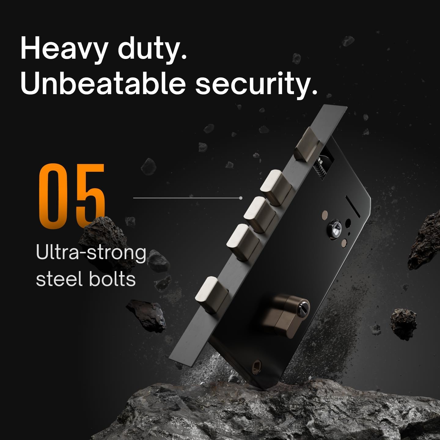 1080p HD Wide-angle Camera lens on Urban Company Native Smart Lock.