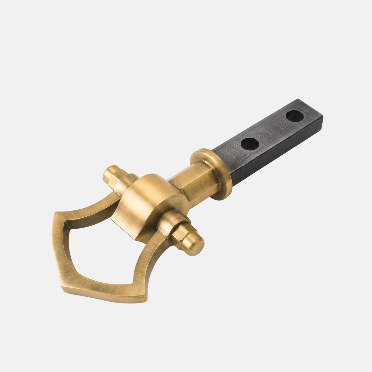 Heavy-duty double ball bearing brass ceiling kada with stirrup design for concrete slab molding.