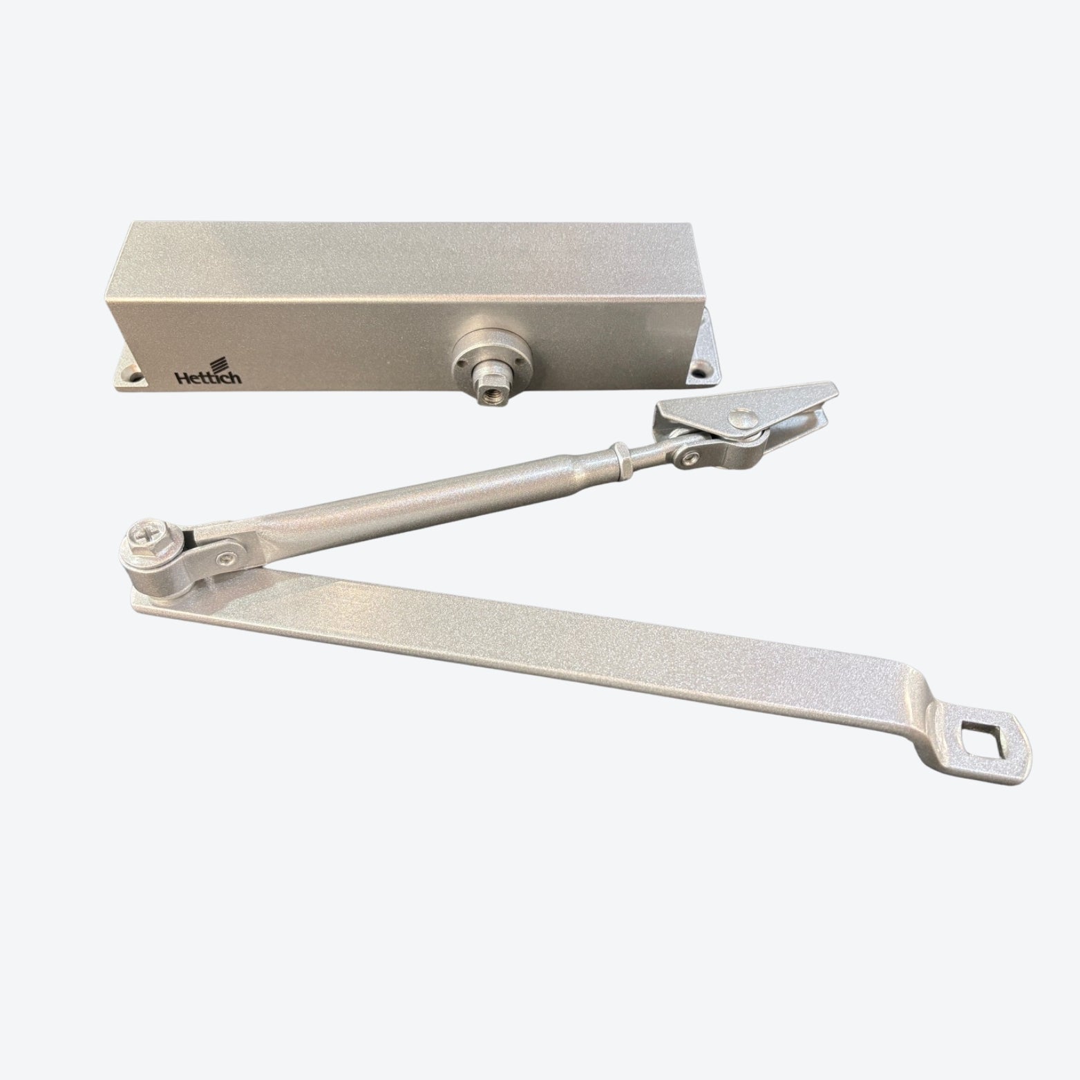 Adjustable closing and latching speed valves on Hettich HIN 10