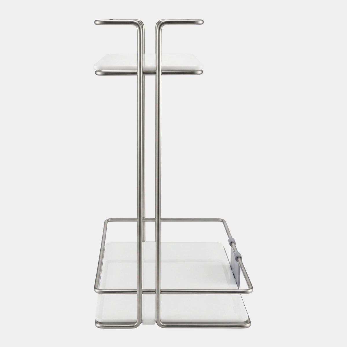 Technical dimensions of Hettich detergent holder showing 250mm width and 345mm height