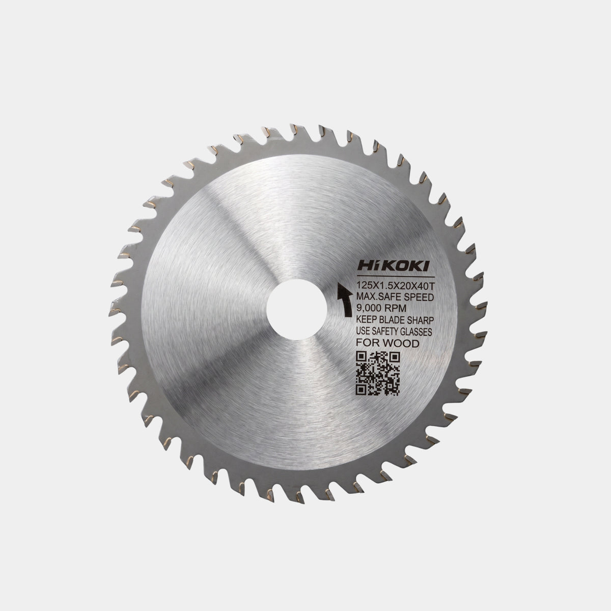 HiKOKI 5-inch 125mm TCT wood cutting saw blade for professional use