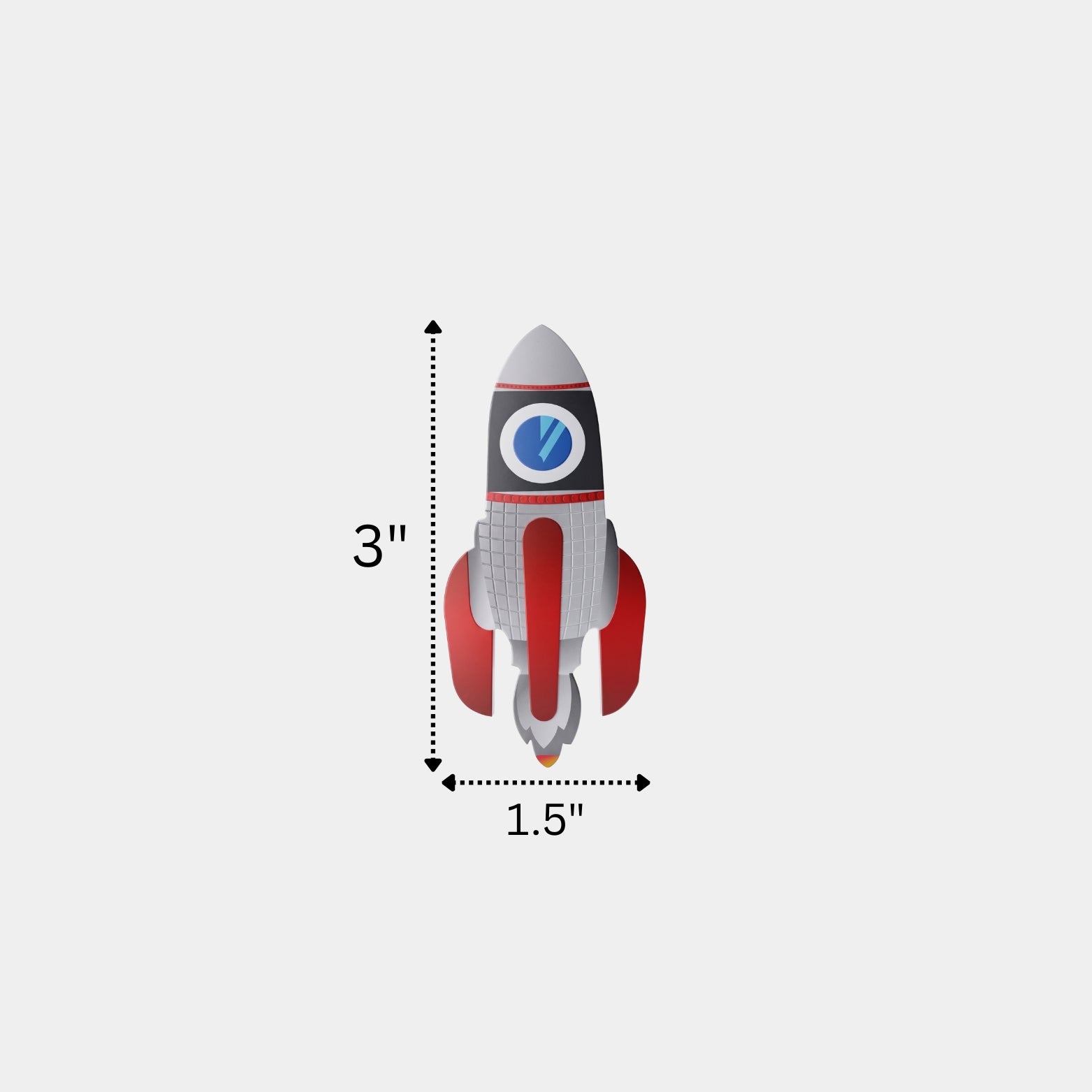 Designer space theme rocket handles installed on nursery wardrobe shutters available at SS Hardware Bangalore.