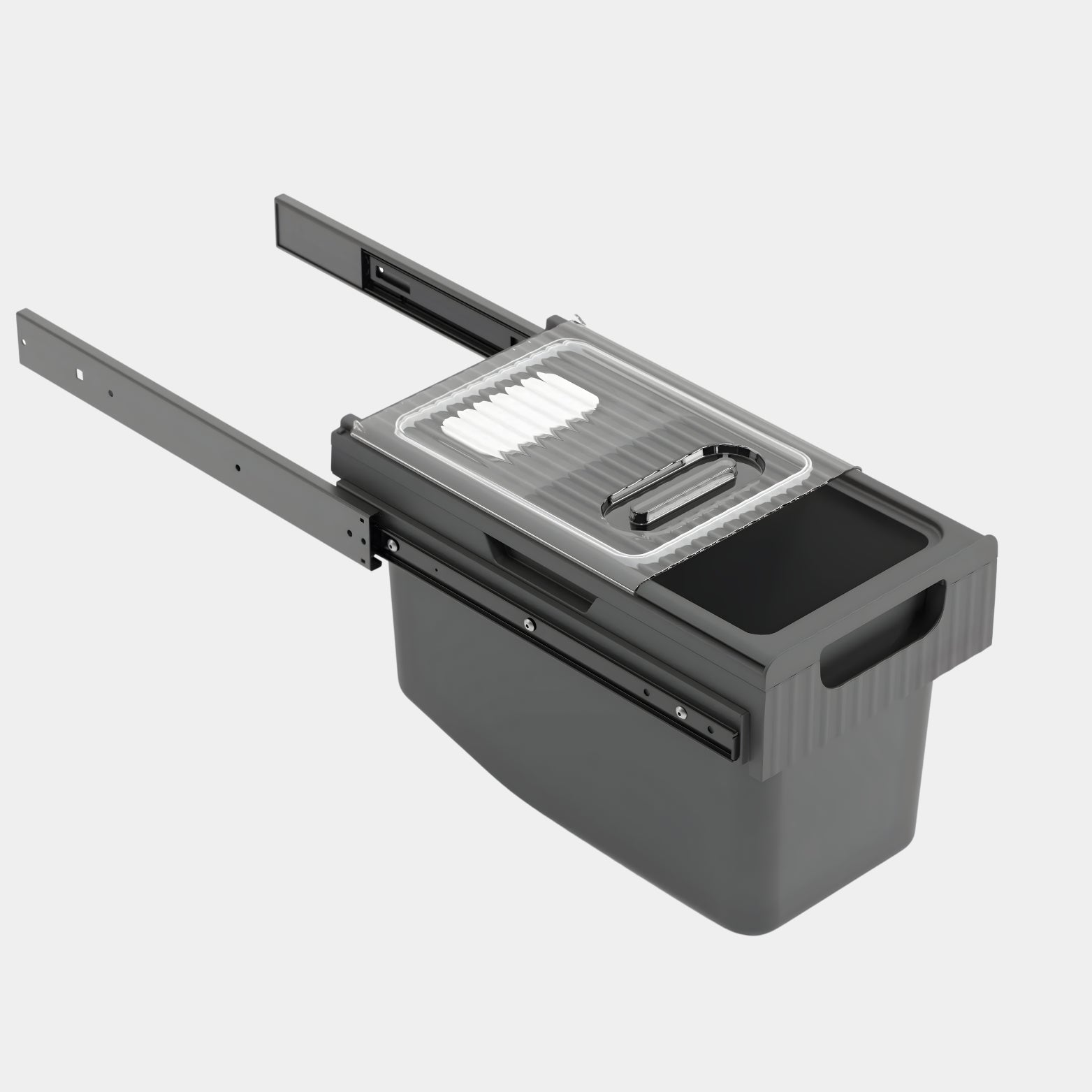 Modular kitchen grain storage pull-out available at Hardware Depot Bangalore