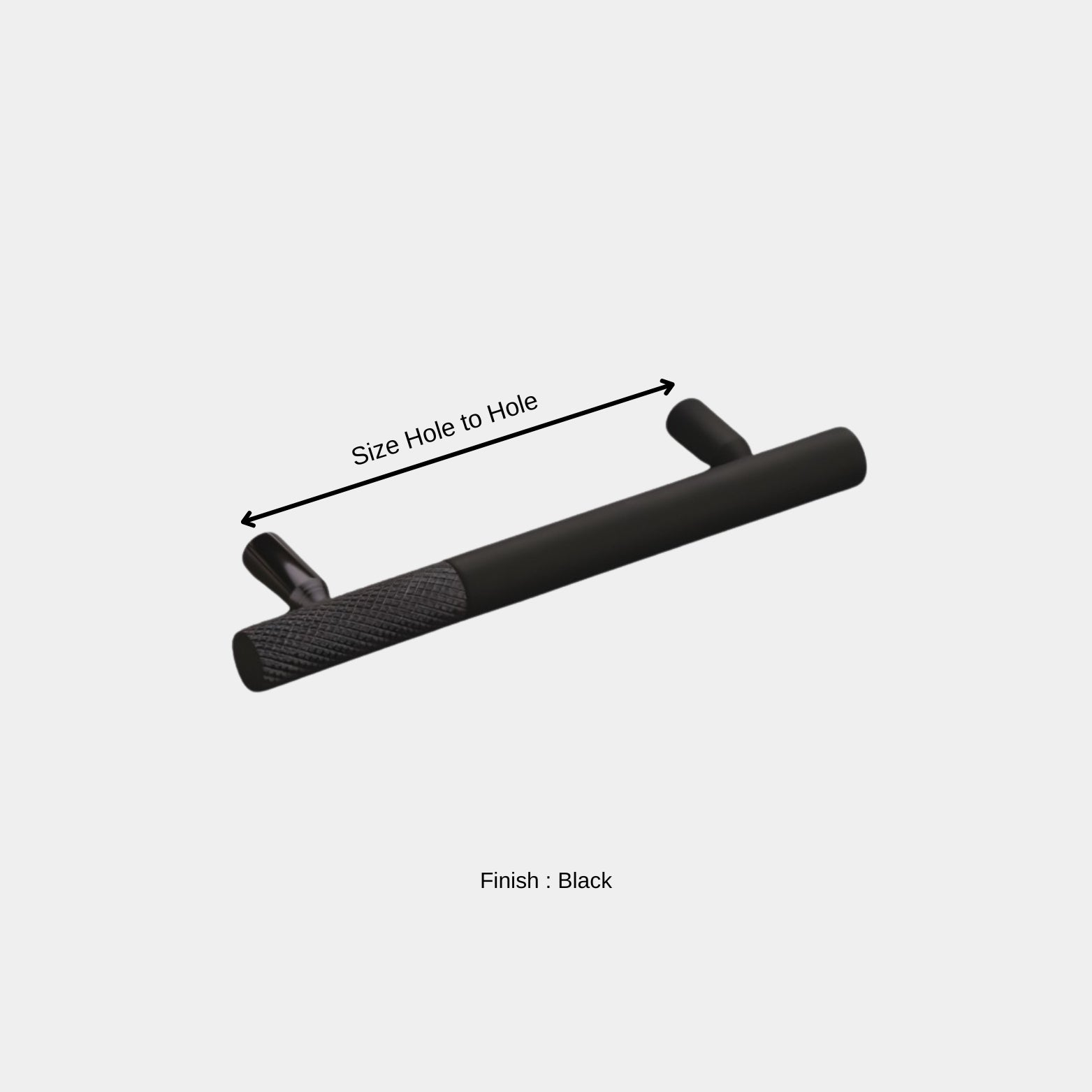 Model 9409 Knurled SS-304 Cabinet Handle at Hardware Depot Bangalore