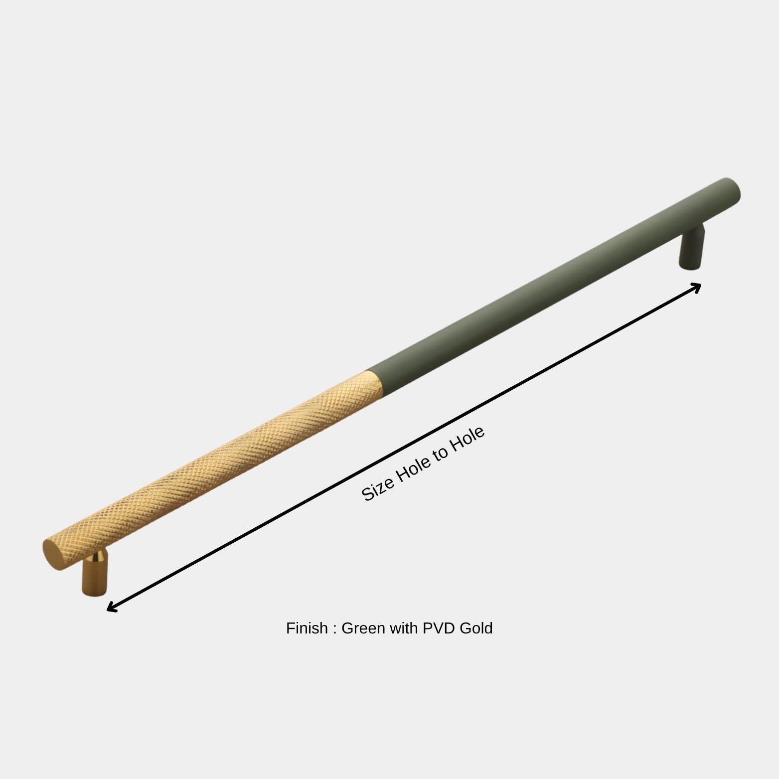 450mm Long SS-304 Wardrobe Handles for Full Height Doors