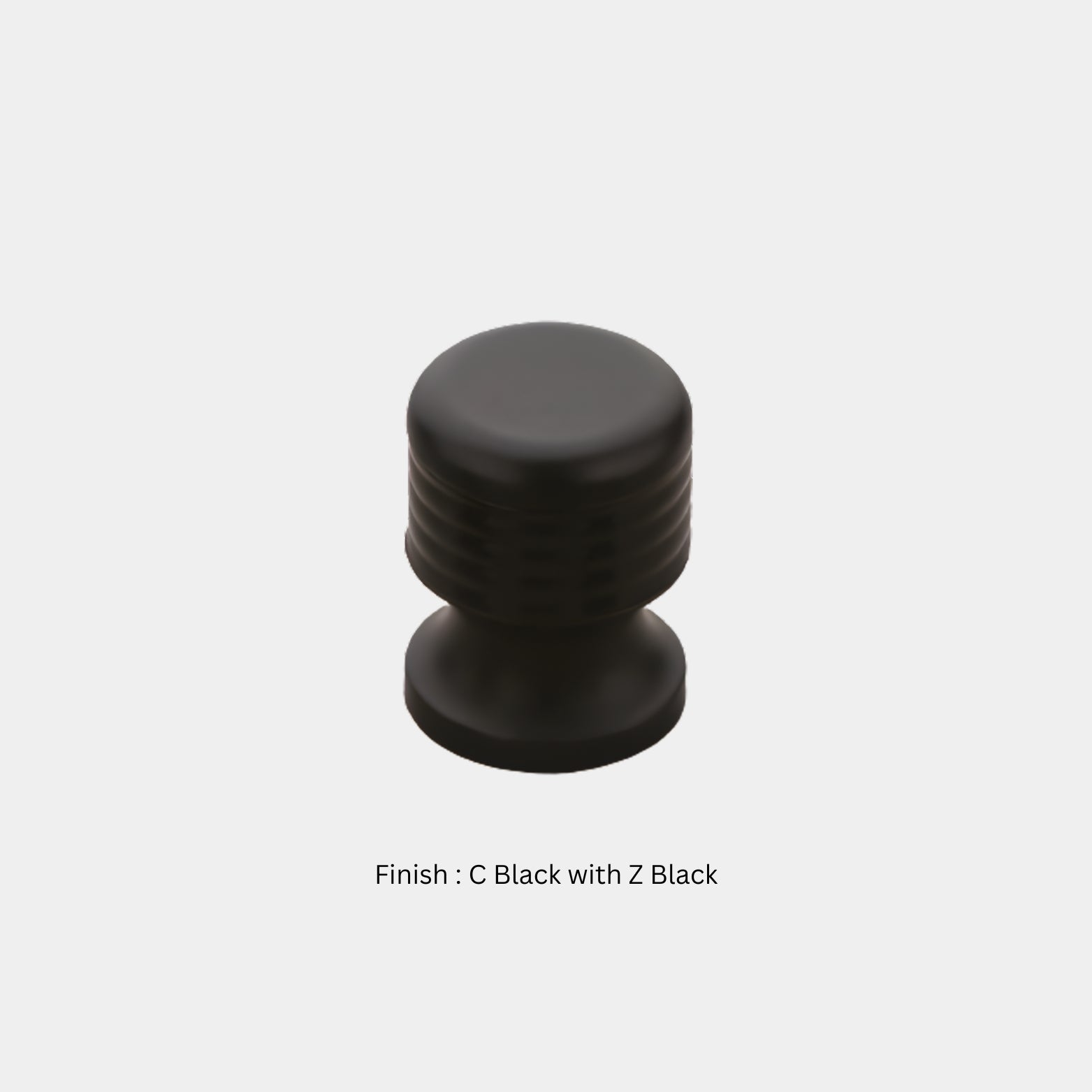Classic Matte Black SS-304 Furniture Knob SS Hardware
