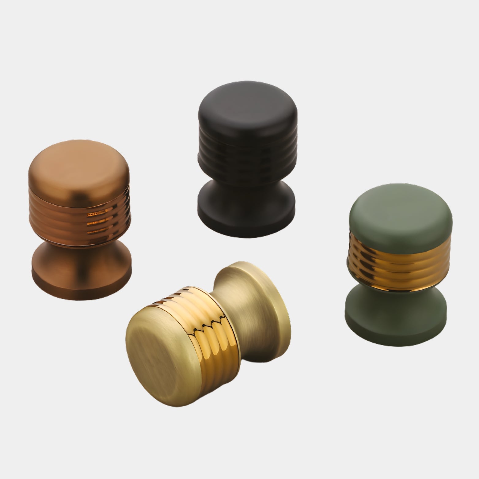 Model 9507 SS-304 Designer Cabinet Knobs in Multi-color Finishes