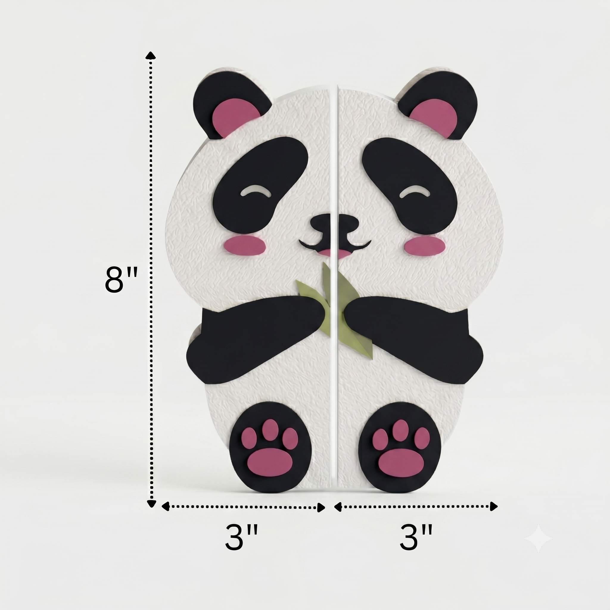 8 inch split panda acrylic kids wardrobe handles dimensions sheet for double door closets in modern Indian apartments