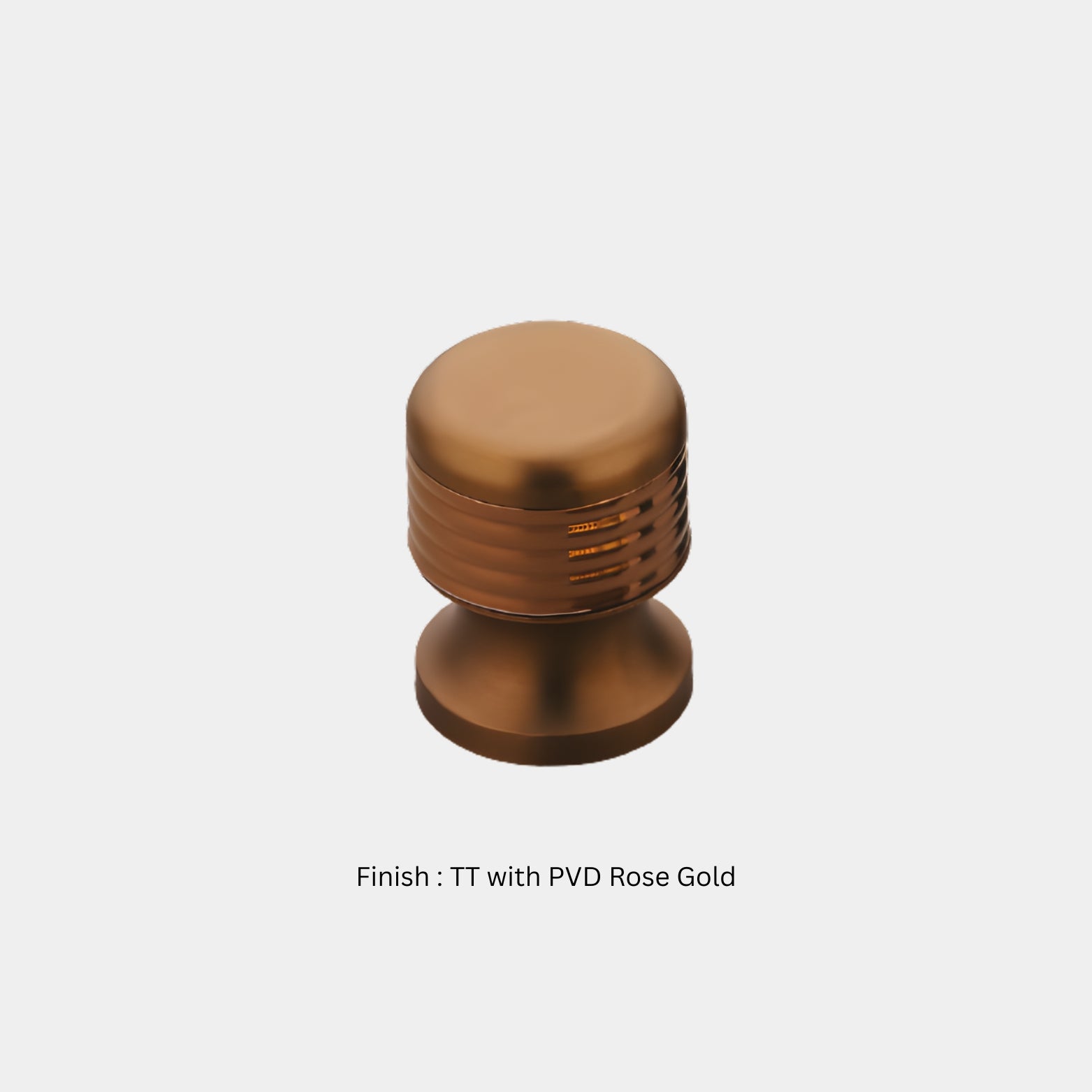 Luxury PVD Rose Gold SS-304 Knob for Wardrobes