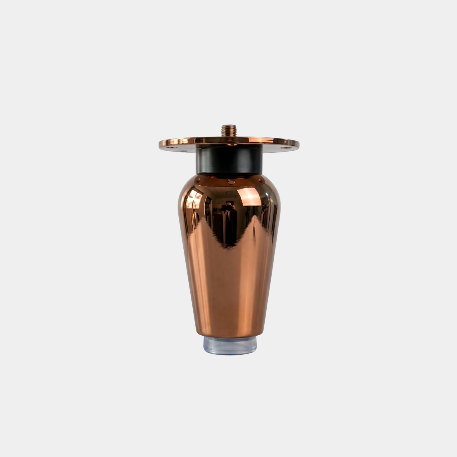 Luxury rose gold copper finish table leg for modern sofas