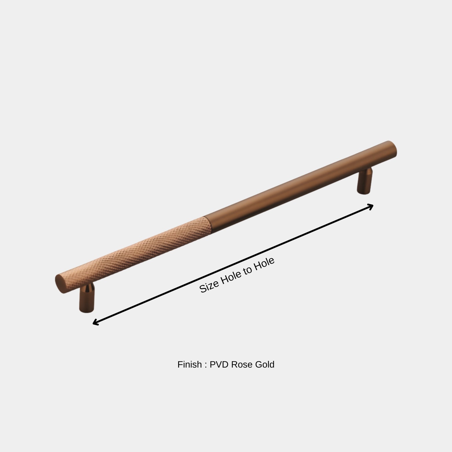 PVD Rose Gold Model 9409 Handle for Premium Kitchens