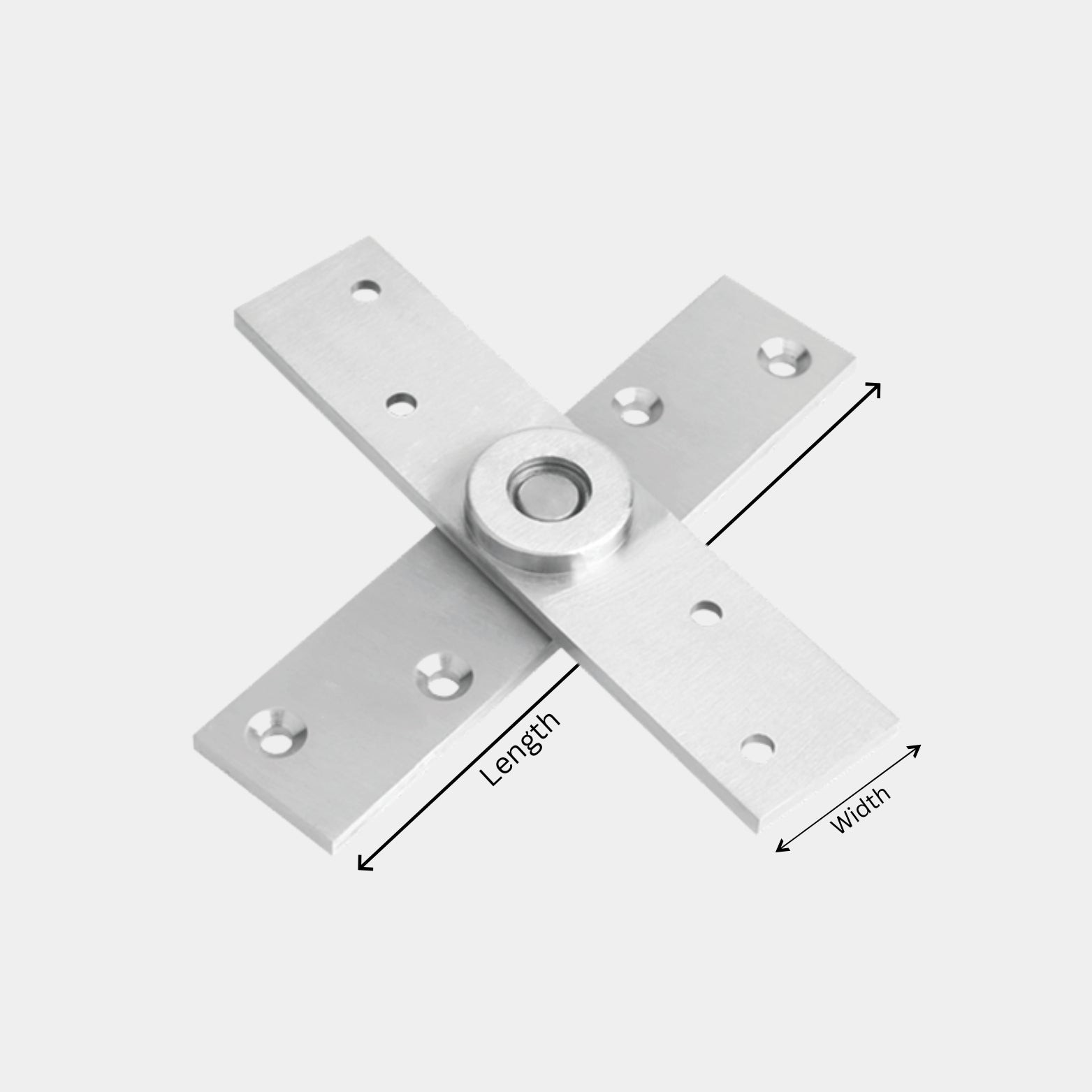 Solid Brass Heavy Duty Real Bearing Pivot Center Hinge for Doors and Panels