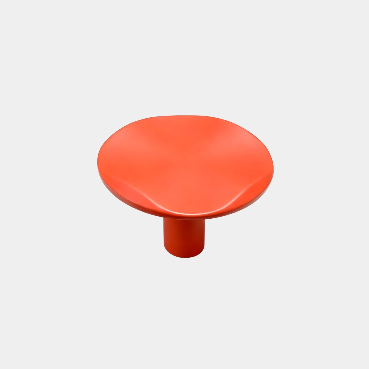Sunset Orange ergonomic zinc alloy knob for home decor